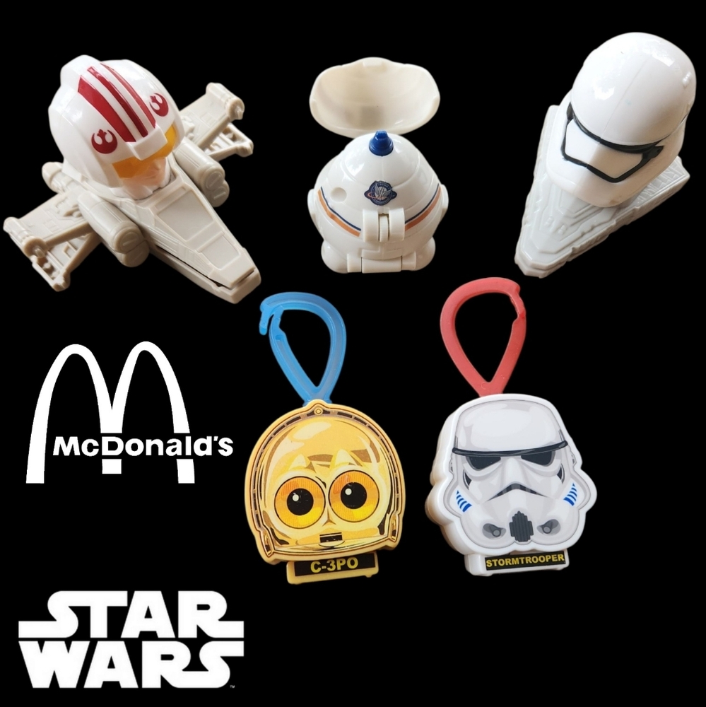 Lot of 5 Star Wars Toys